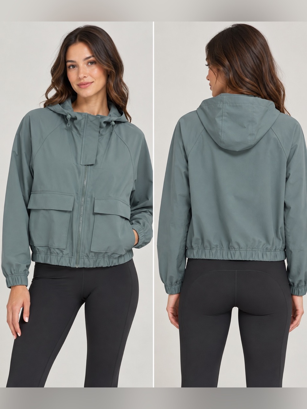 Women’s FLX Hooded Woven Utility Jacket